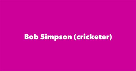 बॉब सिम्पसन
